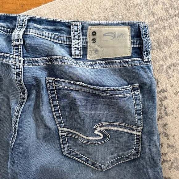 Silver men’s Joga jeans - Picture 3 of 5